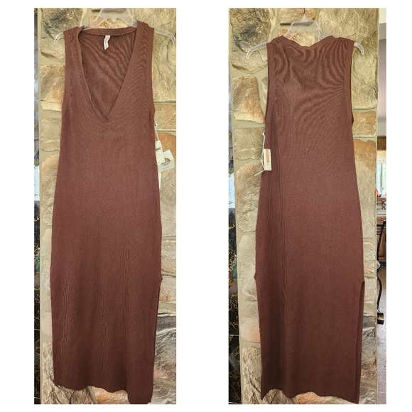 - Daily Practice by Anthropologie Slim V-Neck Dress Size s - Picture 8 of 9